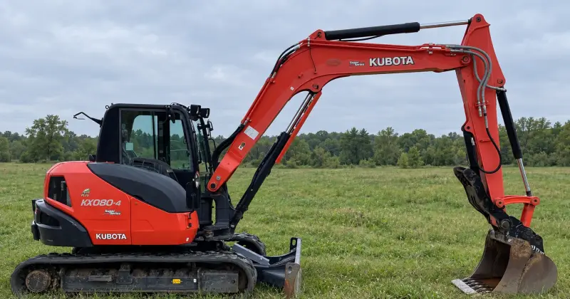 2019 Kubota KX080-4 photo 7